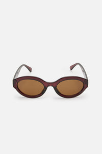 Princess Highway - Plum Classic 90s Sunglasses - plum