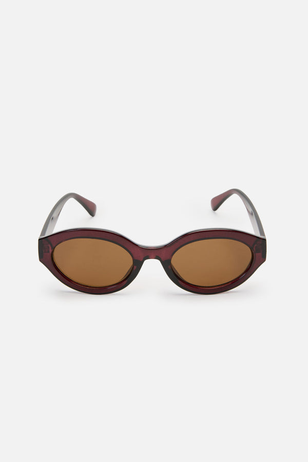 Princess Highway - Plum Classic 90s Sunglasses - plum