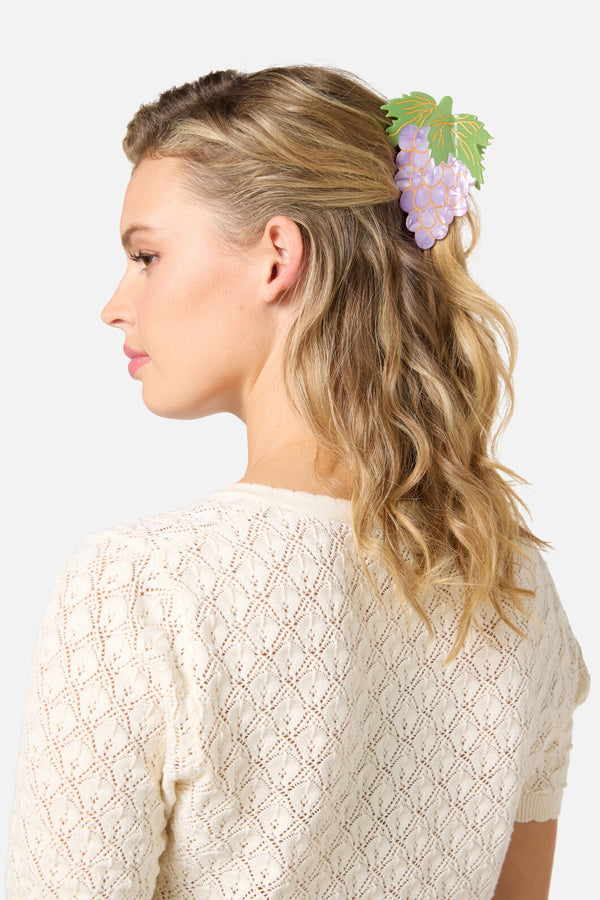 Princess Highway - Grape Claw Clip - purple