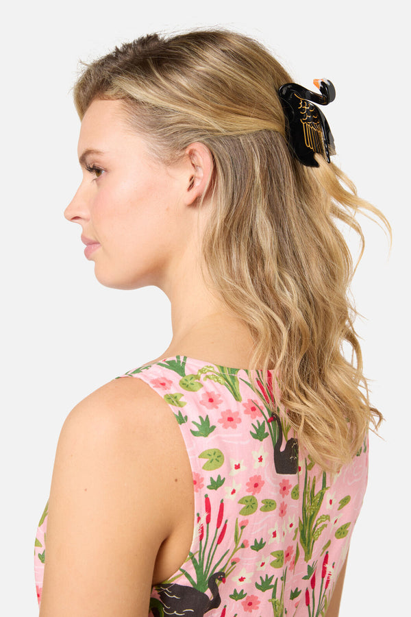 Princess Highway - Black Swan Claw Clip - black