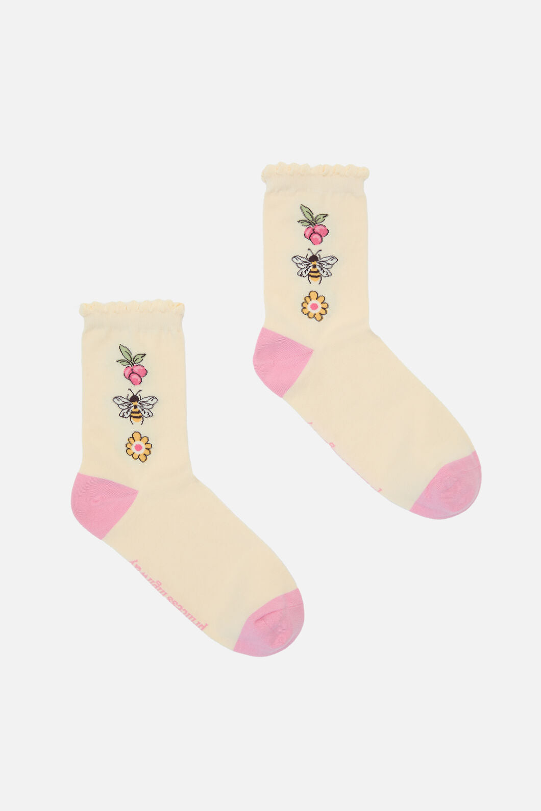 Princess Highway - Libby Bee Sock - cream