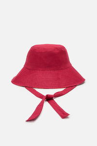 Princess Highway - Cassie Check Reversible Hat - red