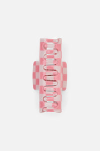 Princess Highway - Gingham Claw Clip - pink
