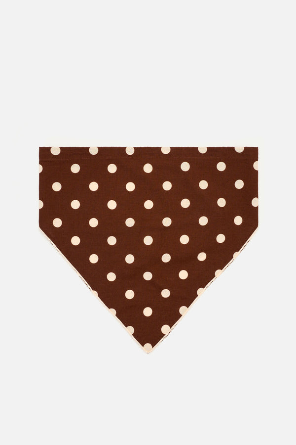 Princess Highway - Chocolate Spot Head Scarf - chocolate