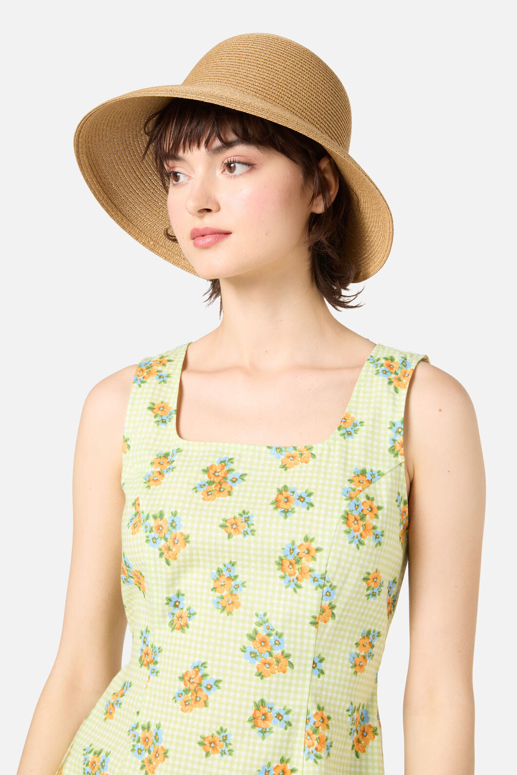 Princess Highway - Bow Cut Out Sun Hat - peach