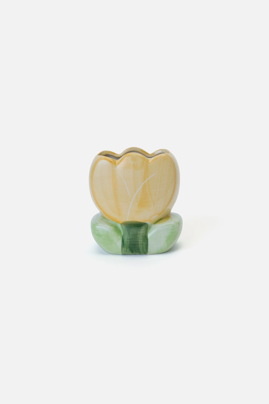 Princess Highway - Cute Tulip Vase - yellow