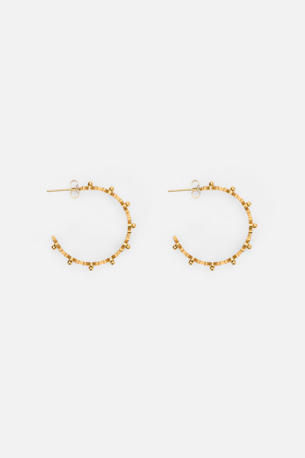 Princess Highway - Daisy Hoop Earrings - gold
