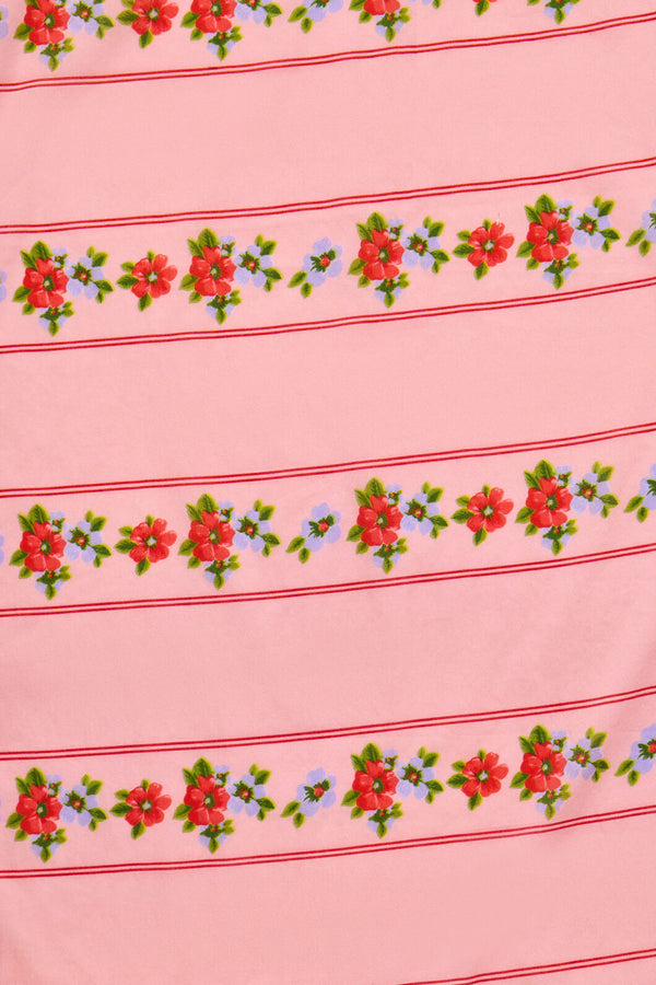 Princess Highway - Floral Soft Cotton Scarf - pink
