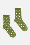 Princess Highway - Olive Spot Socks - olive