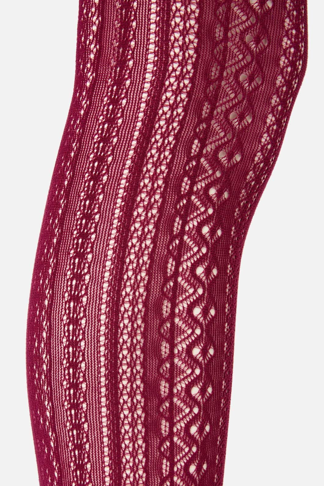 Princess Highway - Burgundy Lacey Tight - burgundy