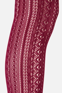 Princess Highway - Burgundy Lacey Tight - burgundy