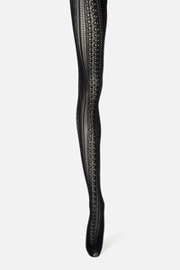 Princess Highway - Black Lacey Tight - black