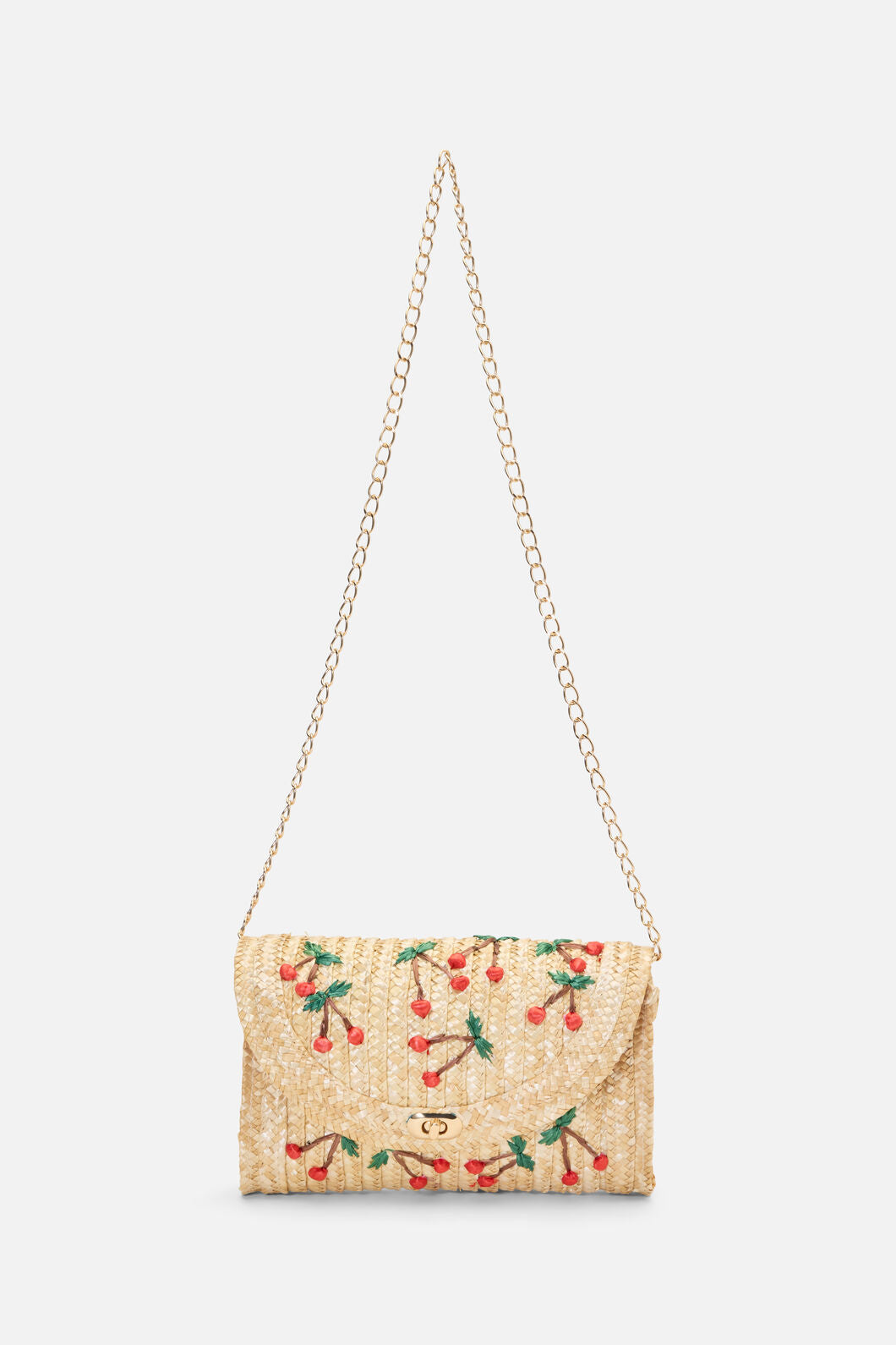 Princess Highway - Cherry Straw Bag - natural