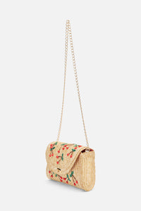 Princess Highway - Cherry Straw Bag - natural