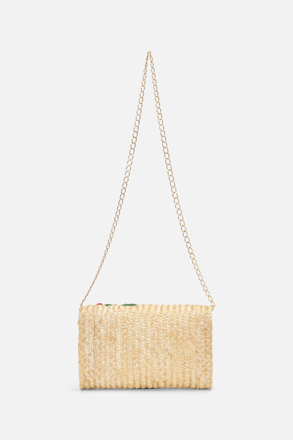 Princess Highway - Cherry Straw Bag - natural