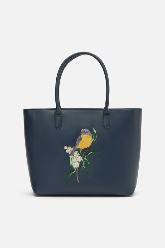 Princess Highway - Eastern Yellow Robin Tote - navy