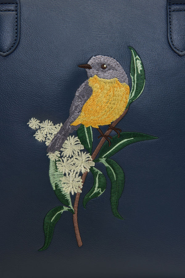 Princess Highway - Eastern Yellow Robin Tote - navy