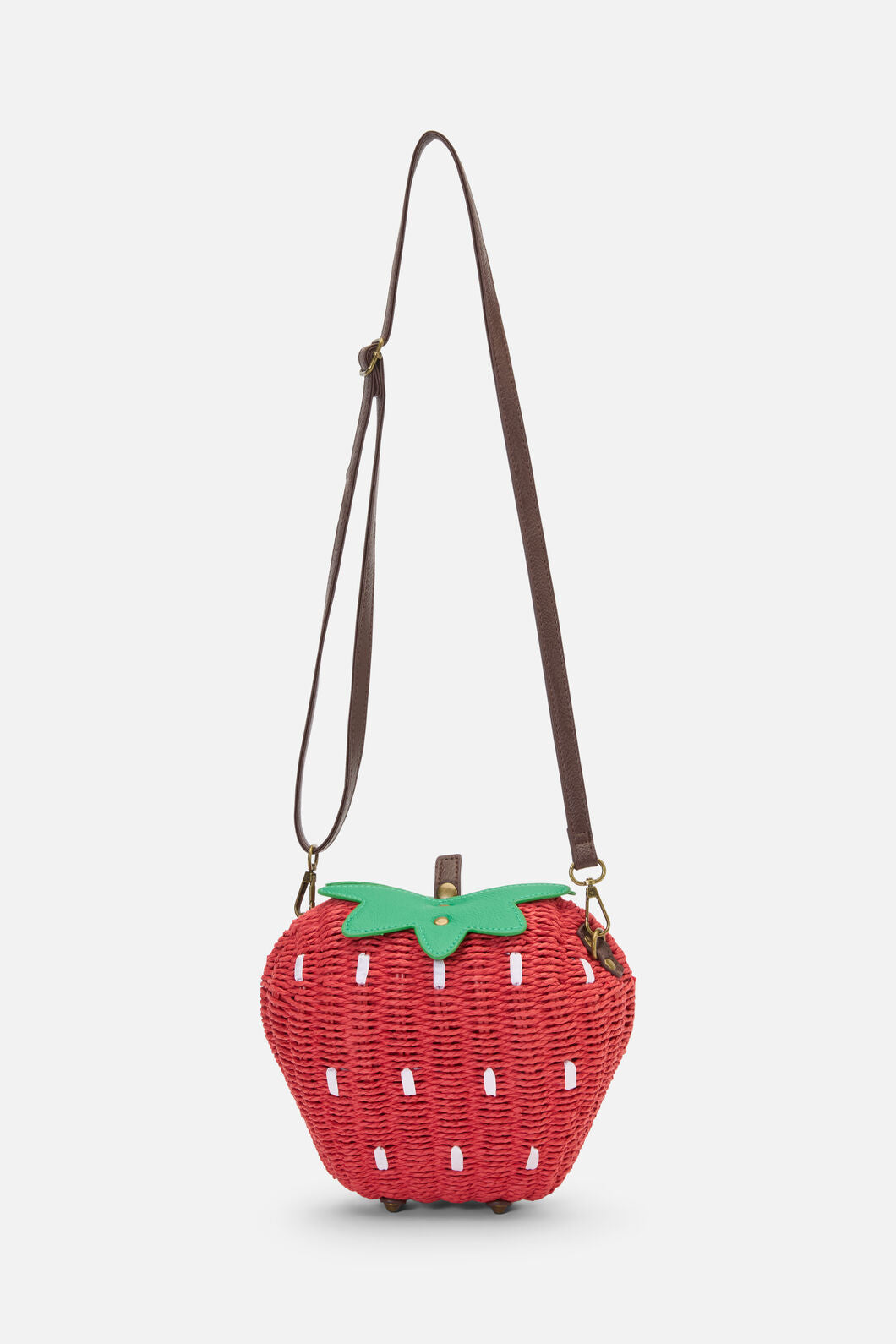 Princess Highway - Strawberry Straw Bag - red