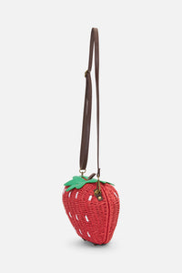 Princess Highway - Strawberry Straw Bag - red