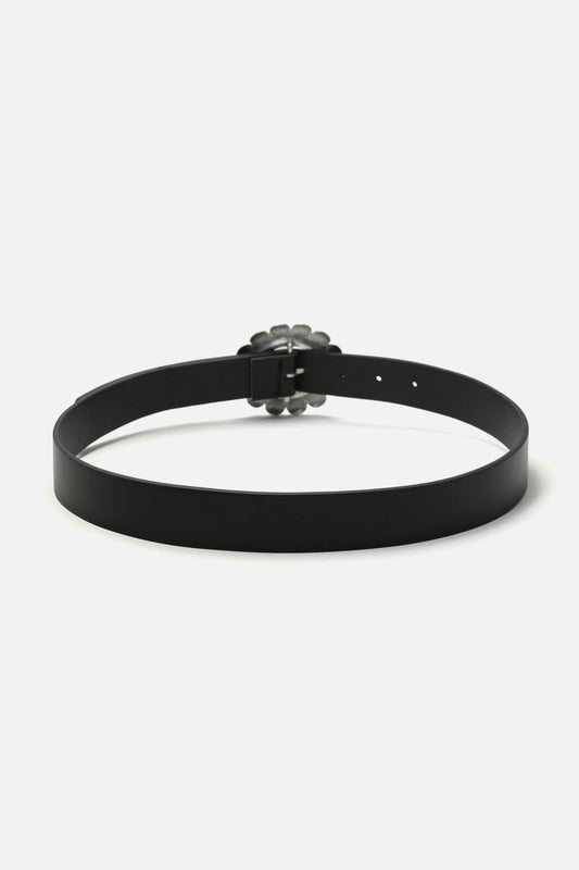 Princess Highway - Daisy Buckle & Trim Belt - black