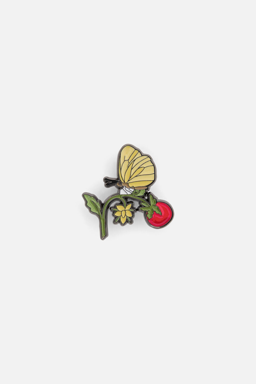 Princess Highway - Tomato and Moth Pin - multi