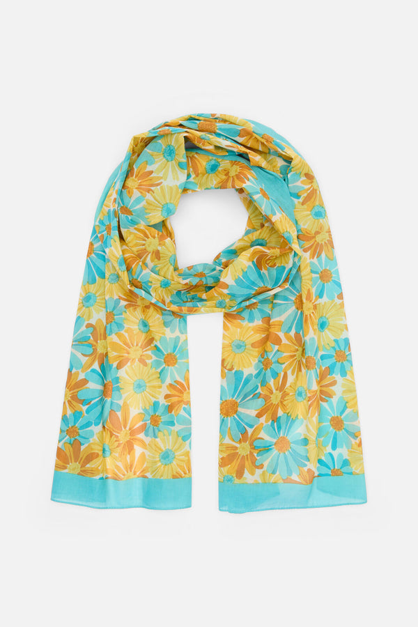 Princess Highway - Daisy Jane Cotton Scarf - blue