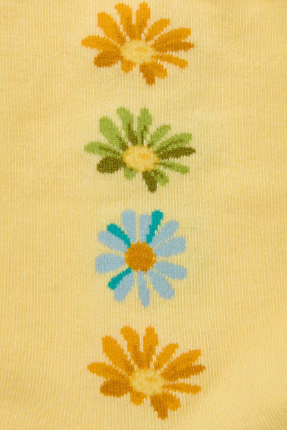 Princess Highway - Lemon Daisy Jane Sock - lemon