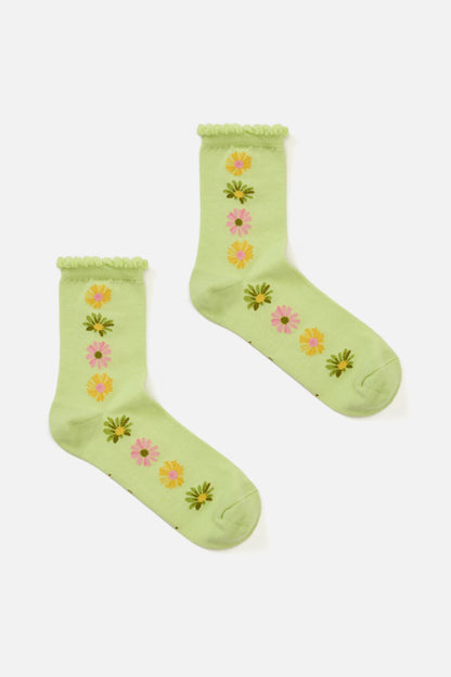 Princess Highway - Mint Daisy Jane Sock - mint