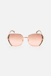 Princess Highway - 70s Chic Sunglasses - chocolate