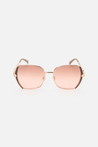 Princess Highway - 70s Chic Sunglasses - chocolate