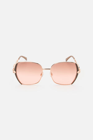 Princess Highway - 70s Chic Sunglasses - chocolate