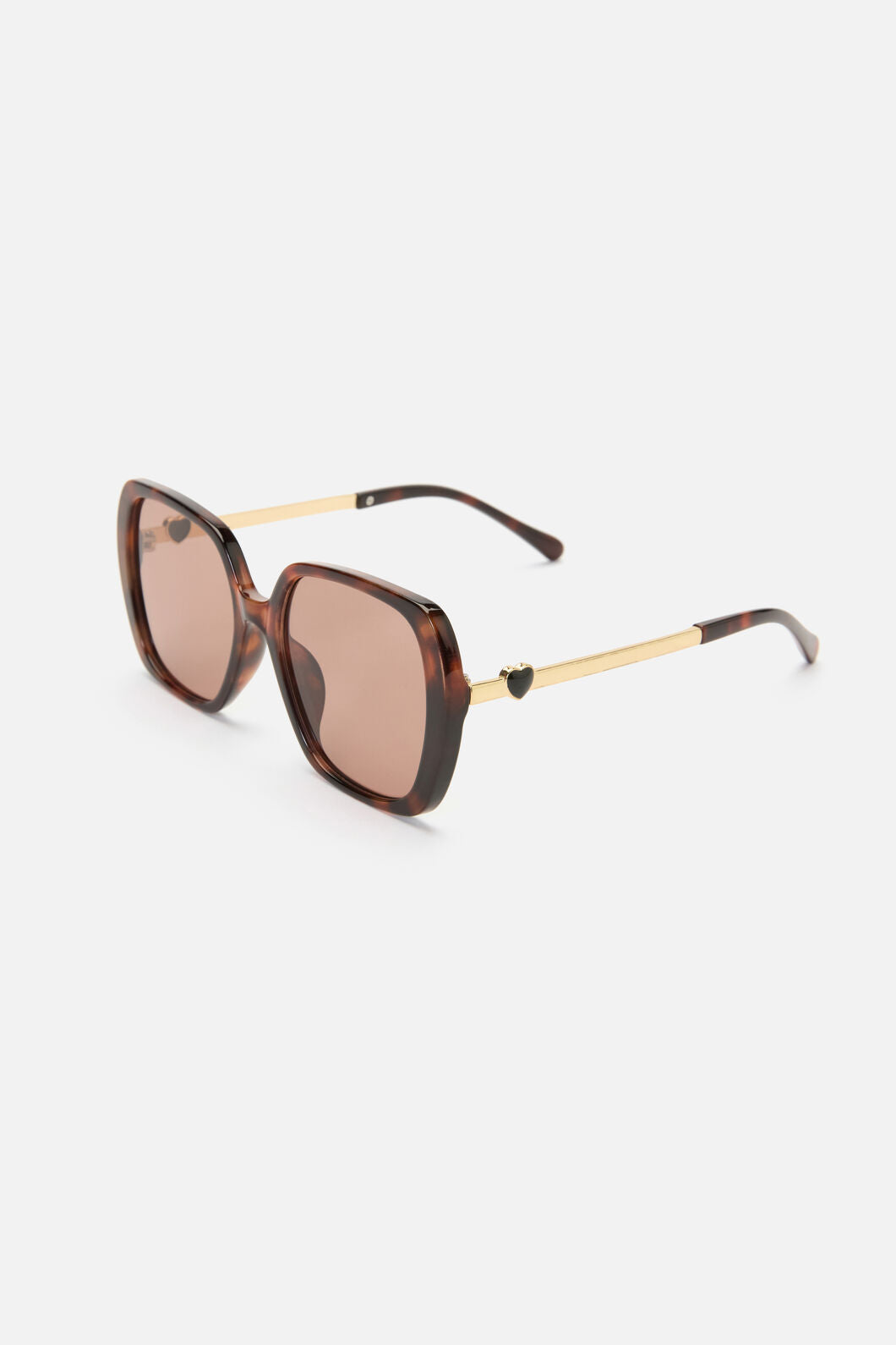 Princess Highway - Hearts Side Sunglasses - tort