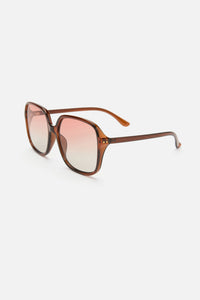 Princess Highway - Square 70s Sunglasses - plum