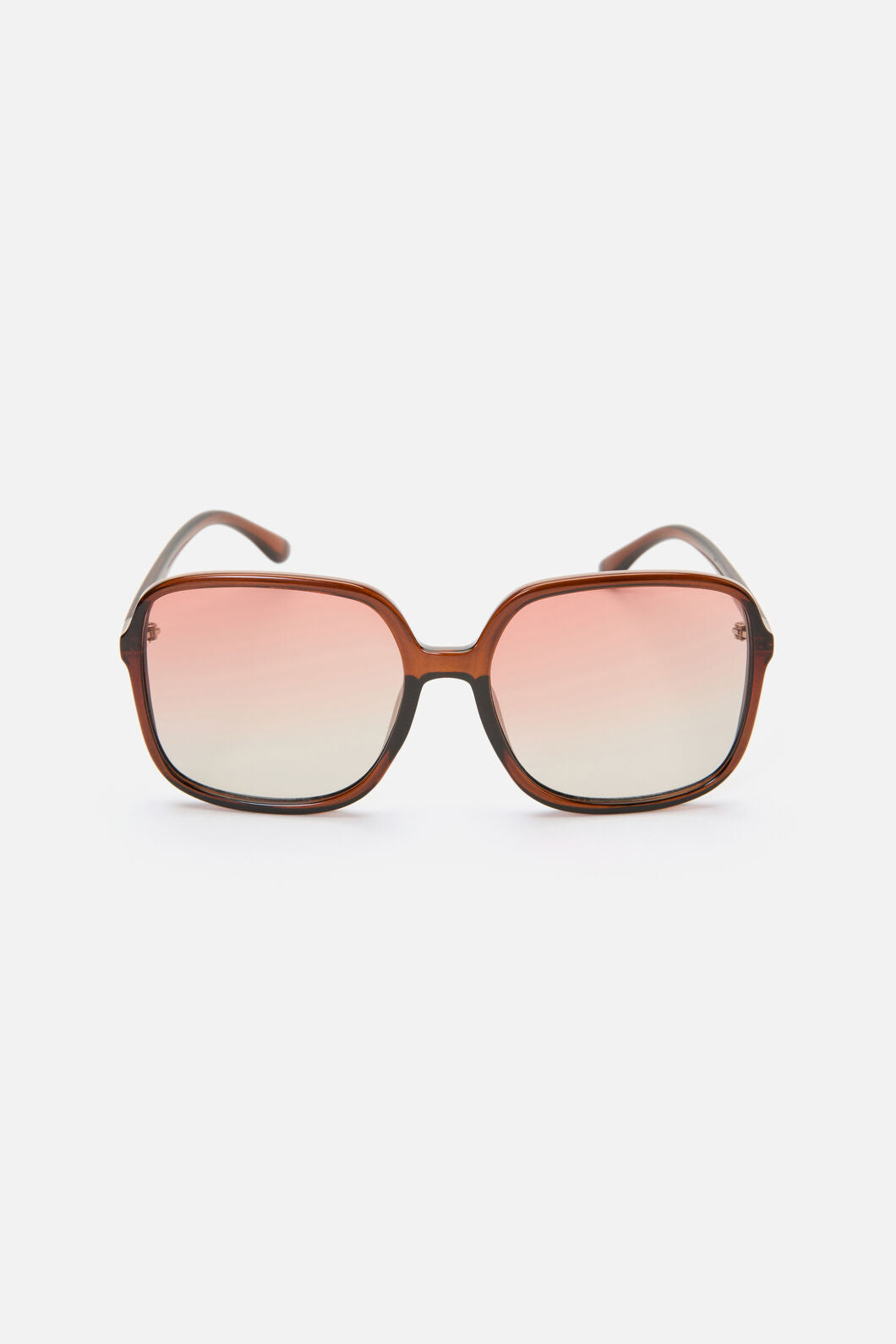 Princess Highway - Square 70s Sunglasses - plum