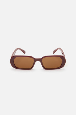 Princess Highway - Sixties Mod Sunglasses - burgundy