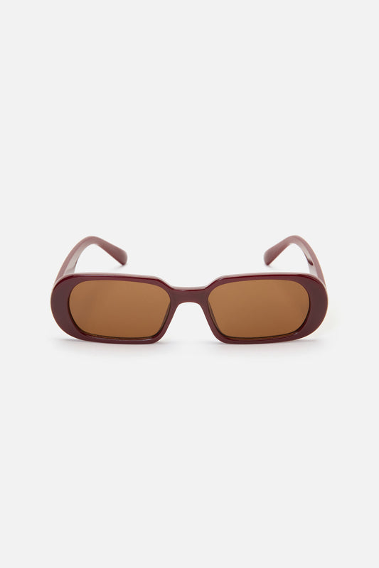 Princess Highway - Sixties Mod Sunglasses - burgundy