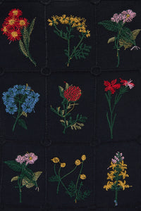 Princess Highway - Floral Embroidered Tote - black