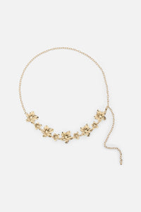 Princess Highway - Flower Chain Belt - gold