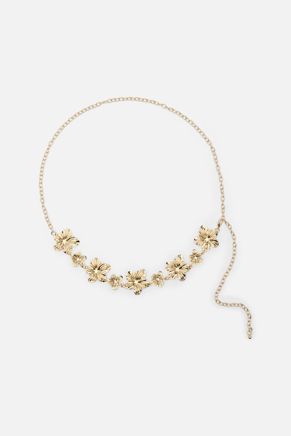 Princess Highway - Flower Chain Belt - gold