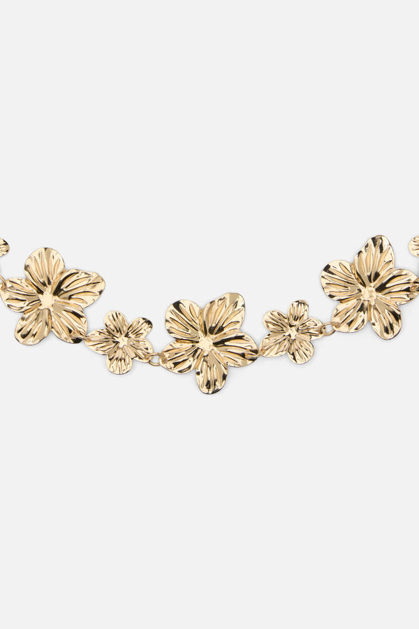 Princess Highway - Flower Chain Belt - gold