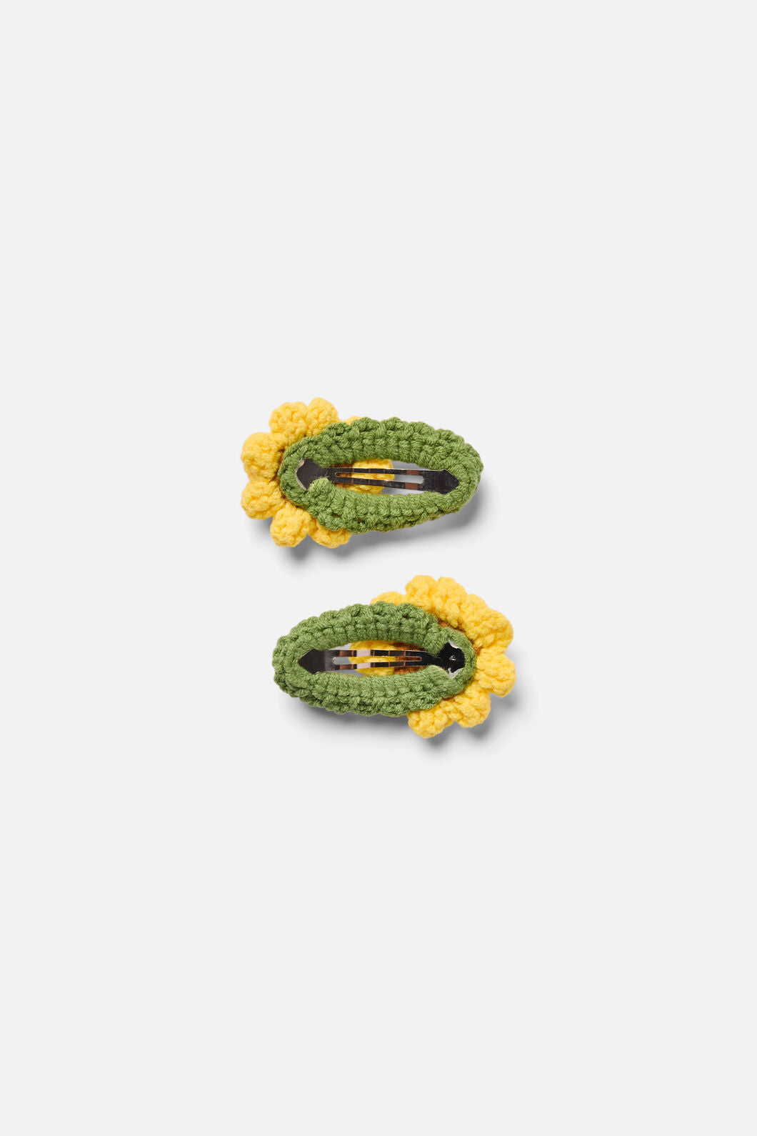 Princess Highway - Cute Flower Hair Clip_SetofTwo - yellow