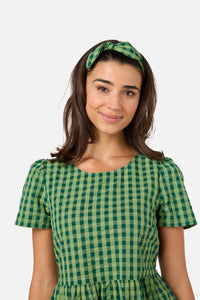Princess Highway - Green Margot Check Headband - green