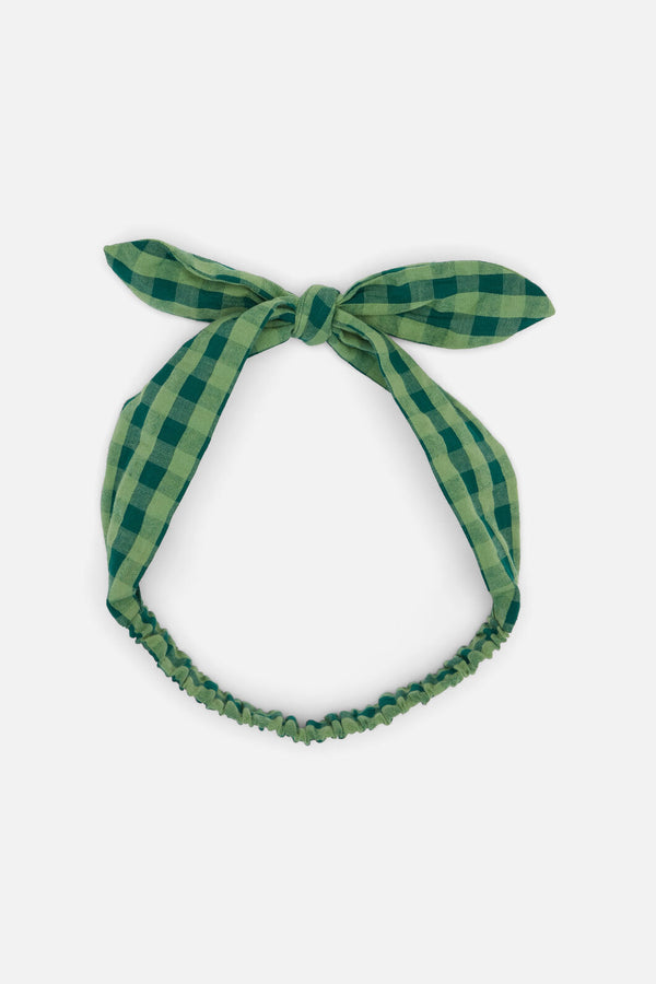 Princess Highway - Green Margot Check Headband - green