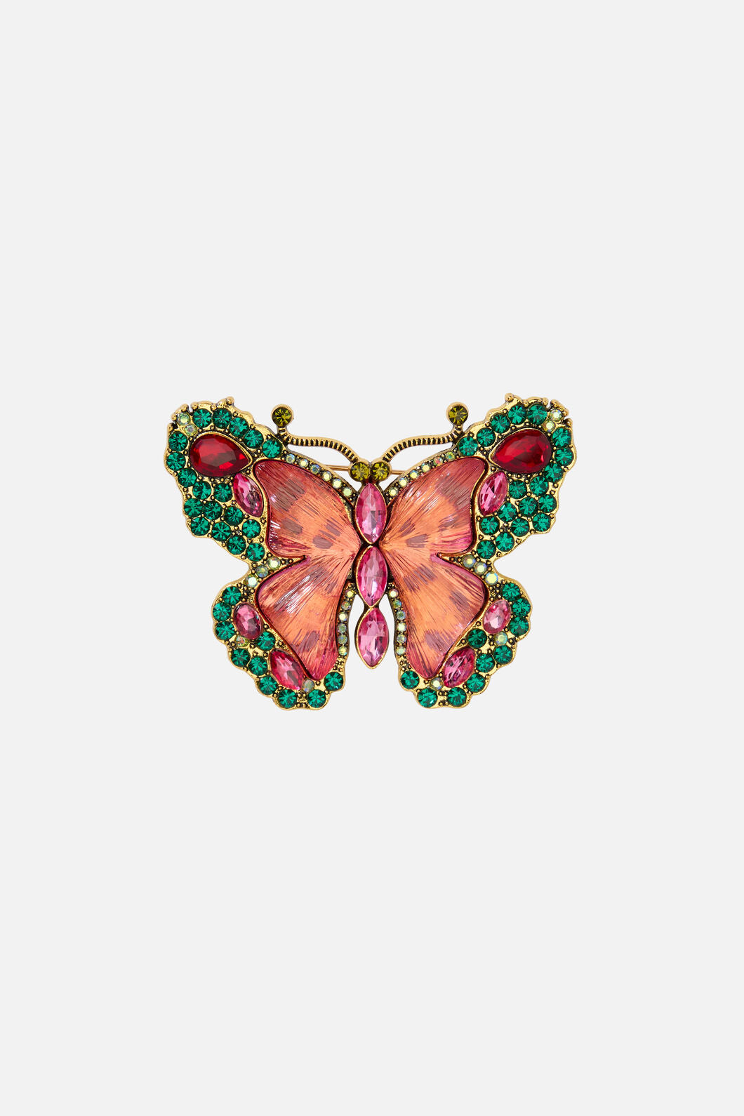 Princess Highway - Sparkle Butterfly Brooch - multi