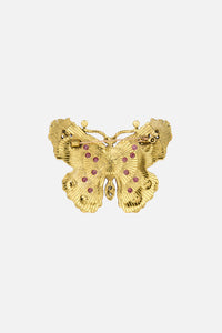 Princess Highway - Sparkle Butterfly Brooch - multi