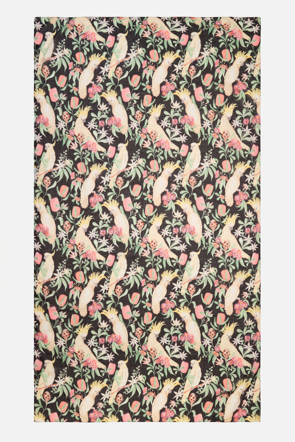 Princess Highway - Cockatoo Soft Scarf - black