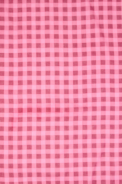 Princess Highway - Margot Check Cotton Sarong - pink