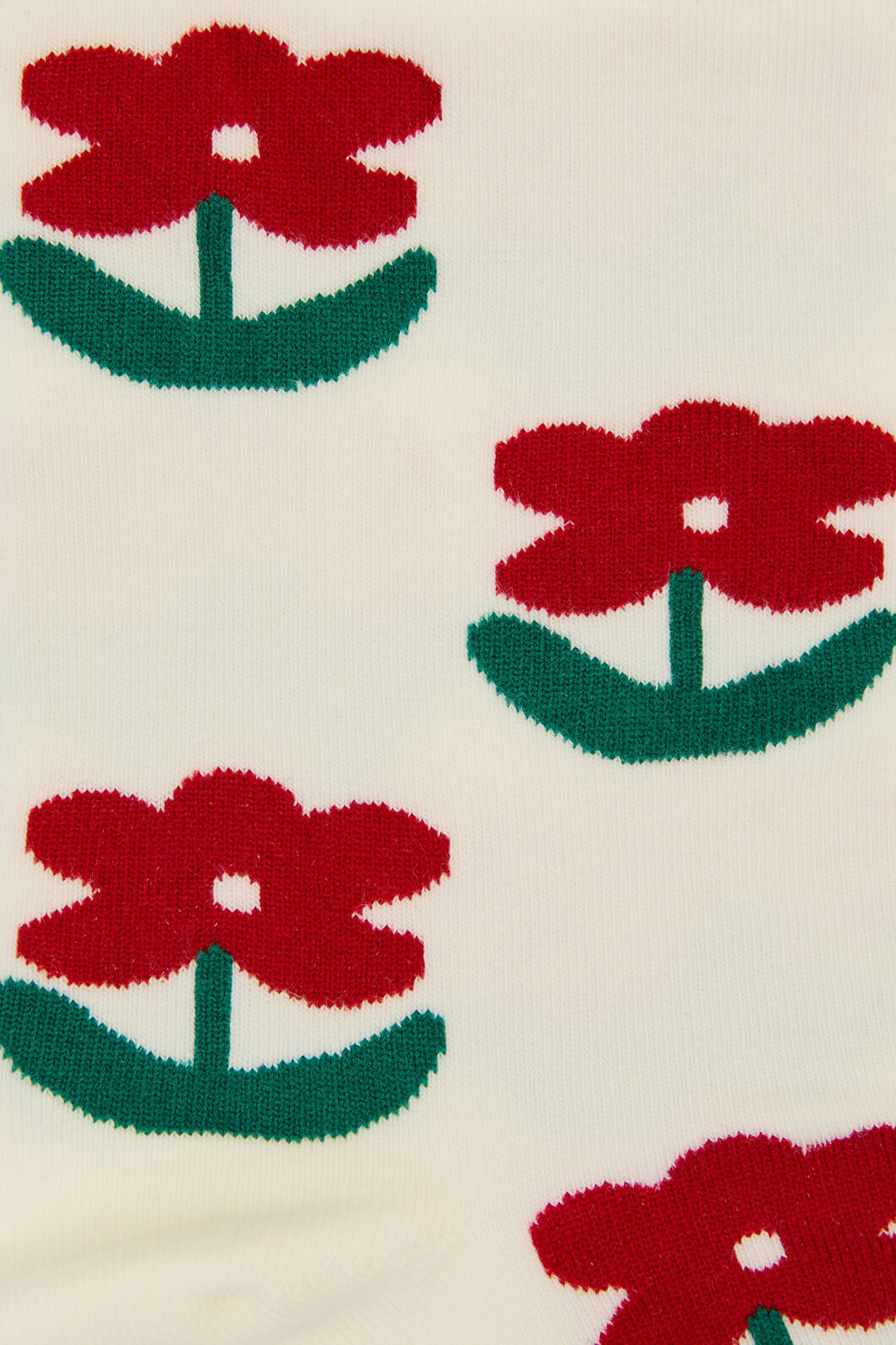 Princess Highway - Daisy Stem Sock - white