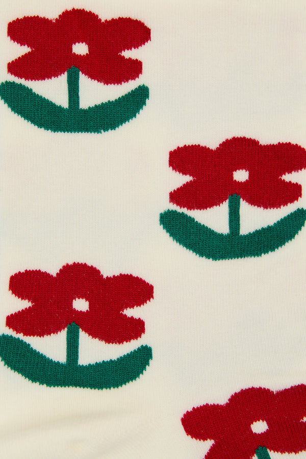 Princess Highway - Daisy Stem Sock - white