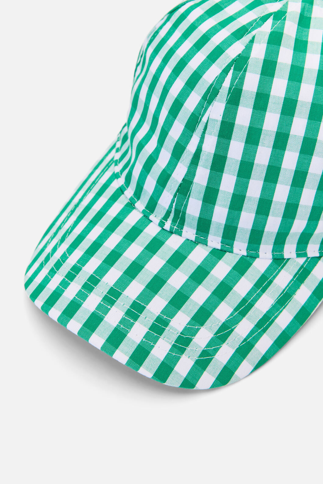Princess Highway - Gingham Tie Back Cap - green